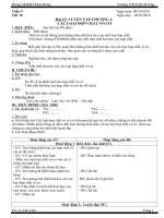 Tuần 9 - Tiết 18. Bài luyện tập: Mối quan hệ các loại HCVC