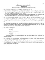 Đề thi học sinh giỏi lớp 9 môn hóa (tham khảo)