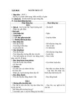 Tập đọc: NGƯỜI THẦY CŨ (T 7 )