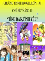 chu de tinh ban tinh yeu
