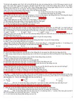 Ngân Hàng của Bộ (đã thi và chưa thi)