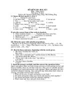 de kiem tra hoc ki 1, hk2 2010 rat hay