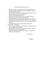 Kế hoạch Công đoàn tháng 10-2010