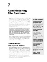 Administering File Systems