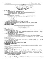 Giáo án 3 Tuần 16 -18