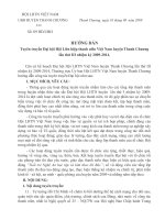 Kế hoạch tuyên truyền Đại hội Hội LHTN huyện lần thứ III nhiệm  kỳ 2009-2014