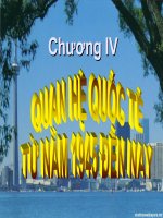 Bài 11 - Trật tự thế giới mới