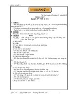 Giáo án lớp 1-Tuần 7