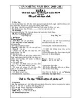 Giáo án 5-Học kì I.CKTKN-Trọn bộ