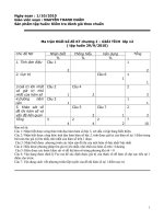 đề kiểm tra C1_GTtheo chuẩn KT-KN