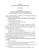 Chính trị cuối khóa Đại học