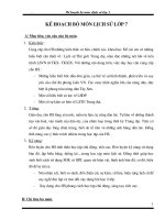 Kế hoạch sử 7 Hay dùng ngay