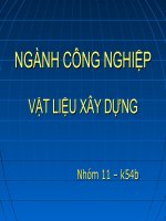 CN vật liệu xây dựng