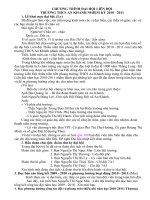 Chương trình Đại hội Liên đội 2010