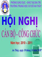 HOI NGHI CBCC THCS An Thuy NAM HOC 2010-2011