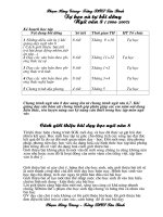 Nội dung tự học tự bồi dưỡng văn 8