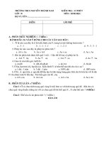 Kiểm tra sinh 9 tiết 13