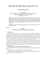 Phát hiện đột nhập bằng camera theo dõi 