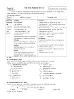 Lesson plan of test 1, correction