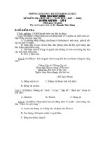 Kiểm tra học kì I Ngữ văn 8