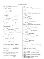 ứng dụng đạo hàm