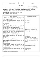 GIÁO ÁN CHIỀU TUẦN 6- LỚP 1