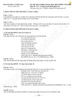 V. Đề thi Tốt nghiệp THPT phân ban 2008, môn Ngữ Văn