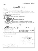 Luyen tap (Giao an mau nam hoc 2009 - 2010)