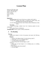 Lesson plan unit 3-Reading