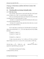 ĐẢM BẢO, KIỂM CHỨNG VÀ BẢO TRÌ PHẦN MỀM