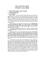 Vấn đề dạy tự chọn Ngữ Văn 10.