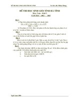 de thi hoc sinh gioi tinh Ha Tinh 2002-2003