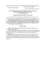 chi tiết quyết định số 27/2005/QĐ-BGD&ĐT của Bộ GD-ĐT