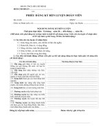 Mau Phieu dang ky ren luyen doan vien