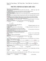 BTTN DAO ĐỘNG ĐIỀU HÒA+ĐÁP ÁN