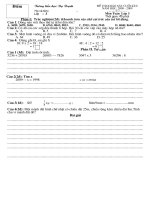 Toán 3; cuối kì 2 08-09