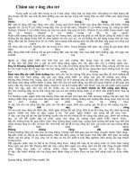 chăm sóc răng cho bé