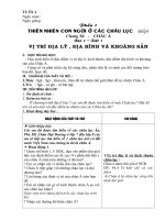 Giáo án địịa lý cả năm