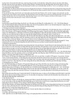 KHI KHÔNG KHỞI ĐỘNG ĐƯỢC VỚI WIN XP