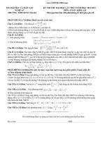 ĐỀ THI THỬ ĐẠI HỌC LẦN THỨ I NĂM HỌC 2012-2013 NGHỆ An MÔN TOÁN KHỐI A,B TRƯỜNG  THPT DTNT Tân Kỳ                    