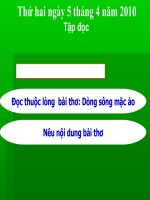 Tap doc- Ang- co Vat.ppt
