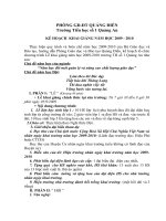 Kế hoạch Khai giảng năm học 2009-2019 Trường TH Số 1 Quảng An