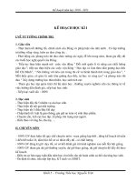 KÊ HOẠCH CM HỌC KÌ I. KHỐI 5