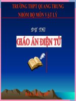 CÁC DẠNG CÂN BẰNG CỦA VẬT RẮN