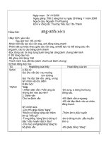 Giáo án lớp 3(Tuần 1)