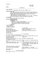 GIÁO ÁN TUẦN 5,7,8,9,10,11,12, LỚP 4