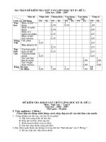 Đề KSCL kì II đề 2 ( 06 -07) Nguyễn THiện Thuật