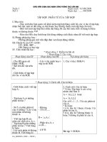 Giáo án Số học 6 3 cột (2009-2010)