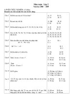 Đề KSCL Đầu năm