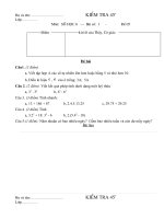 KT 45'''' Số học 6-BS1